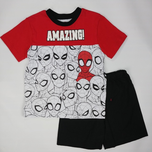 Spiderman Other - 3T Boys Amazing Spiderman 2 Piece Shorts Set